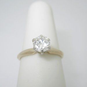 Solitaire Diamond Engagement Ring Natural .55 ct 4.75